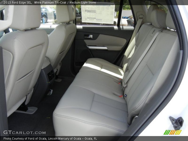 Rear Seat of 2013 Edge SEL