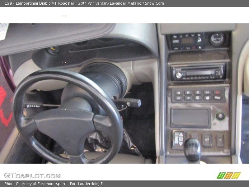 30th Anniversary Lavander Metallic / Snow Corn 1997 Lamborghini Diablo VT Roadster