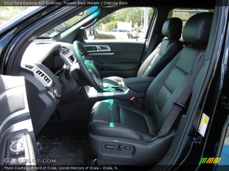  2012 Explorer XLT EcoBoost Charcoal Black Interior