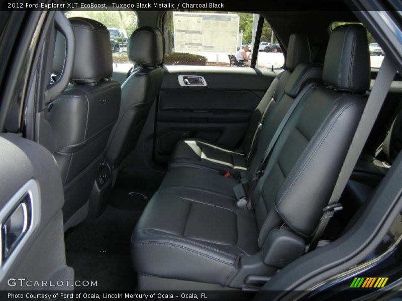 Tuxedo Black Metallic / Charcoal Black 2012 Ford Explorer XLT EcoBoost