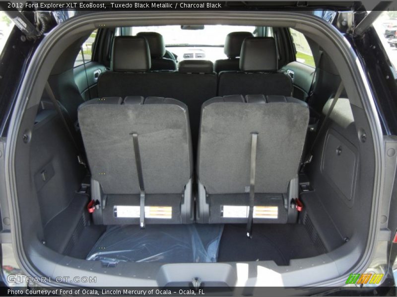 Tuxedo Black Metallic / Charcoal Black 2012 Ford Explorer XLT EcoBoost