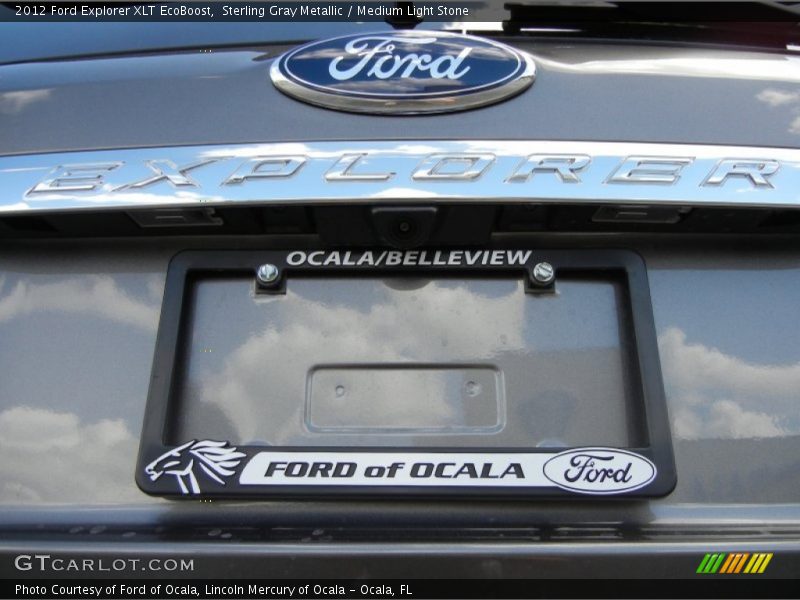 Sterling Gray Metallic / Medium Light Stone 2012 Ford Explorer XLT EcoBoost
