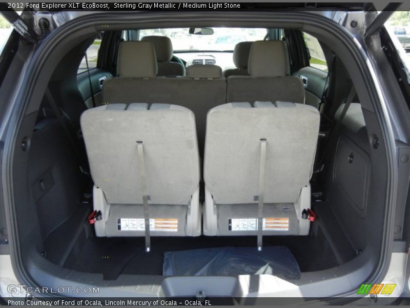 Sterling Gray Metallic / Medium Light Stone 2012 Ford Explorer XLT EcoBoost
