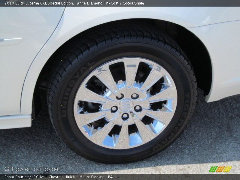 White Diamond Tri-Coat / Cocoa/Shale 2010 Buick Lucerne CXL Special Edition
