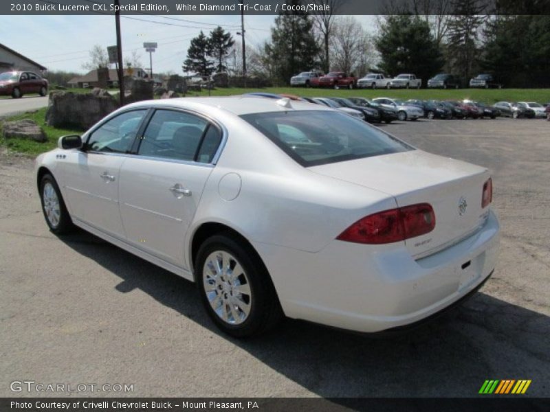 White Diamond Tri-Coat / Cocoa/Shale 2010 Buick Lucerne CXL Special Edition
