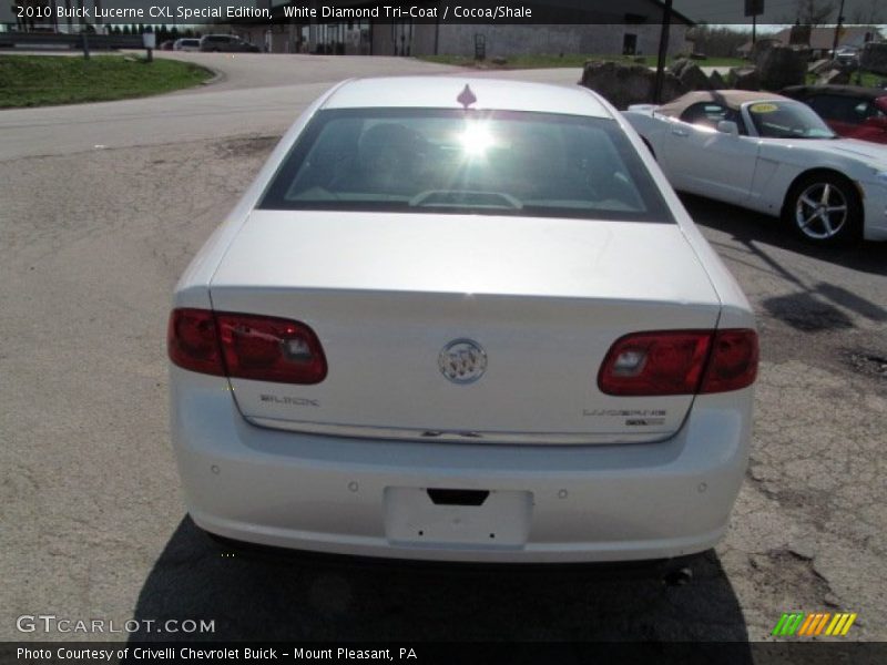 White Diamond Tri-Coat / Cocoa/Shale 2010 Buick Lucerne CXL Special Edition
