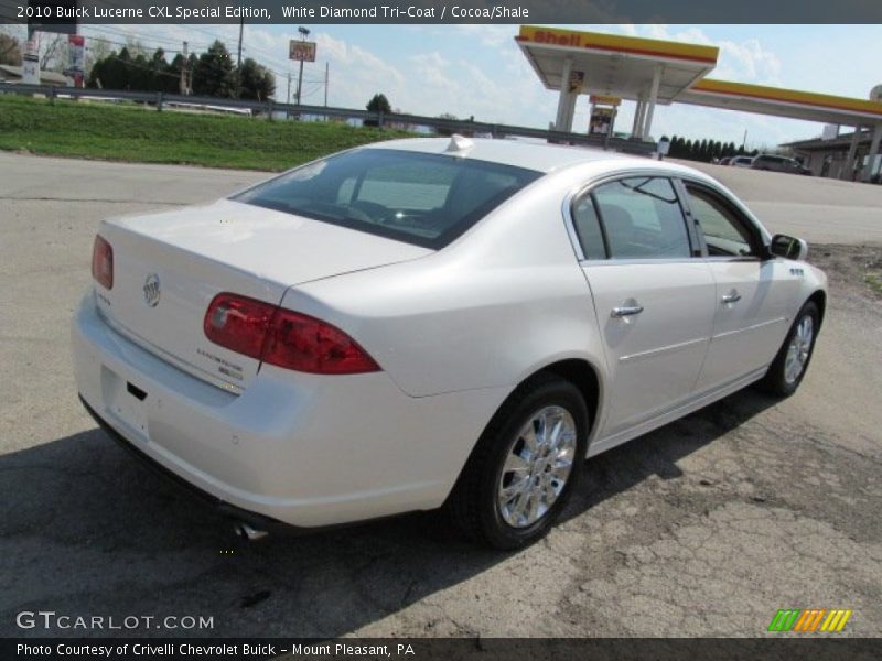 White Diamond Tri-Coat / Cocoa/Shale 2010 Buick Lucerne CXL Special Edition