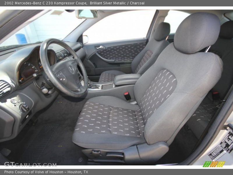 Brilliant Silver Metallic / Charcoal 2002 Mercedes-Benz C 230 Kompressor Coupe