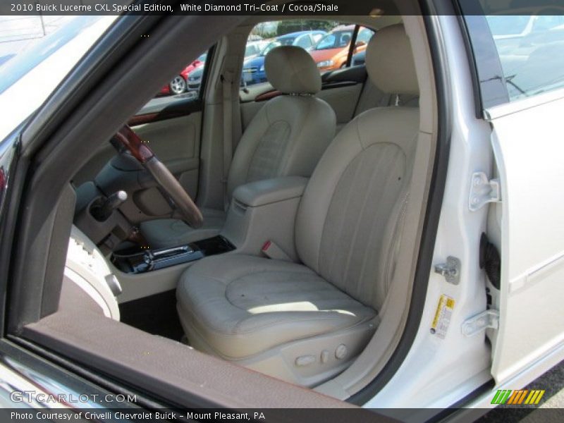 White Diamond Tri-Coat / Cocoa/Shale 2010 Buick Lucerne CXL Special Edition