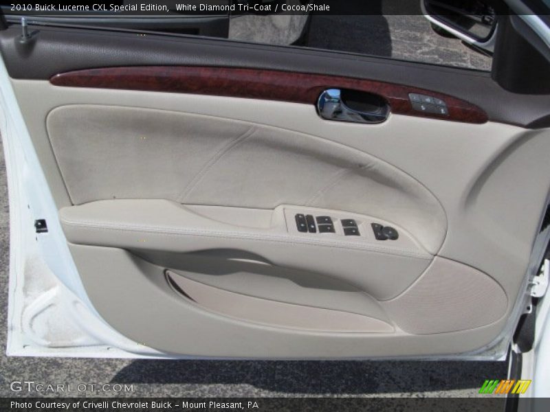 White Diamond Tri-Coat / Cocoa/Shale 2010 Buick Lucerne CXL Special Edition