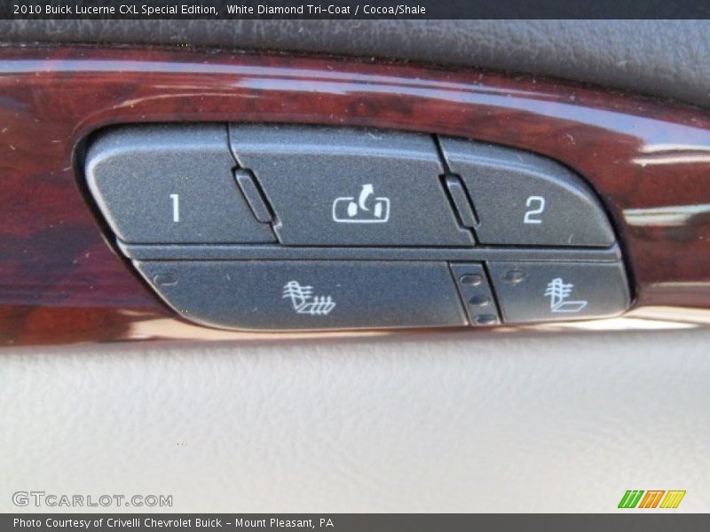 White Diamond Tri-Coat / Cocoa/Shale 2010 Buick Lucerne CXL Special Edition