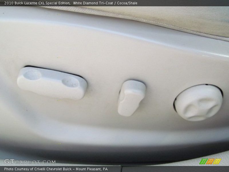White Diamond Tri-Coat / Cocoa/Shale 2010 Buick Lucerne CXL Special Edition