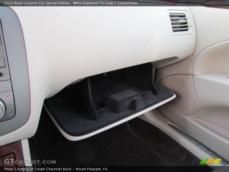 White Diamond Tri-Coat / Cocoa/Shale 2010 Buick Lucerne CXL Special Edition