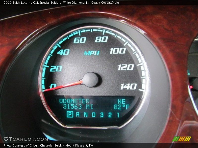 White Diamond Tri-Coat / Cocoa/Shale 2010 Buick Lucerne CXL Special Edition