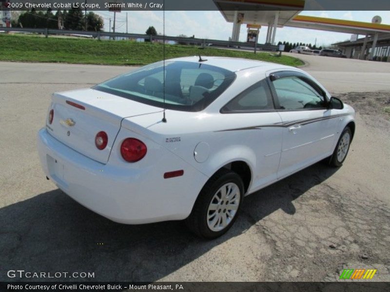 Summit White / Gray 2009 Chevrolet Cobalt LS Coupe