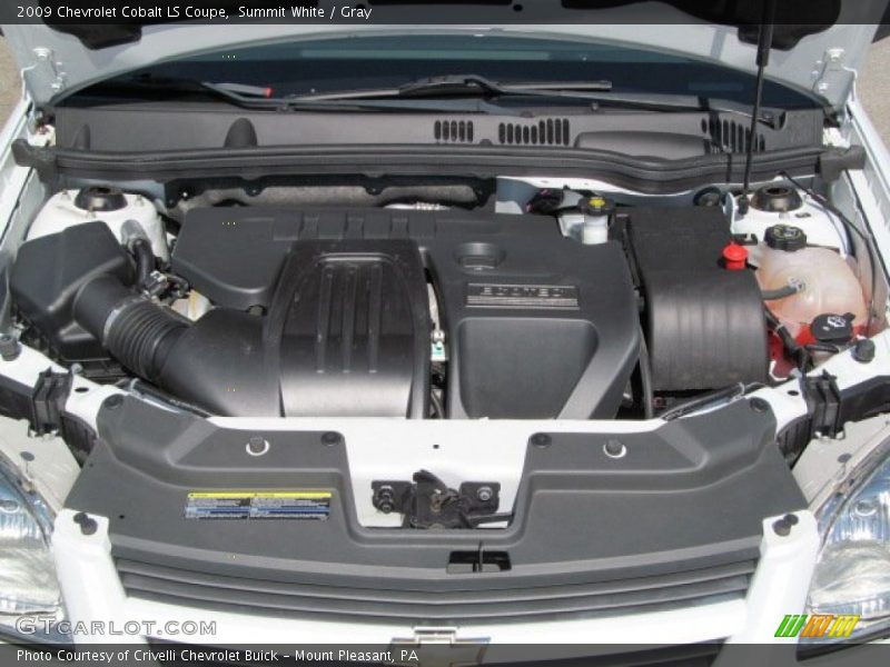 Summit White / Gray 2009 Chevrolet Cobalt LS Coupe