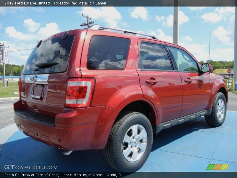Toreador Red Metallic / Camel 2012 Ford Escape Limited