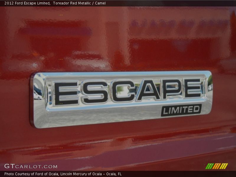 Toreador Red Metallic / Camel 2012 Ford Escape Limited