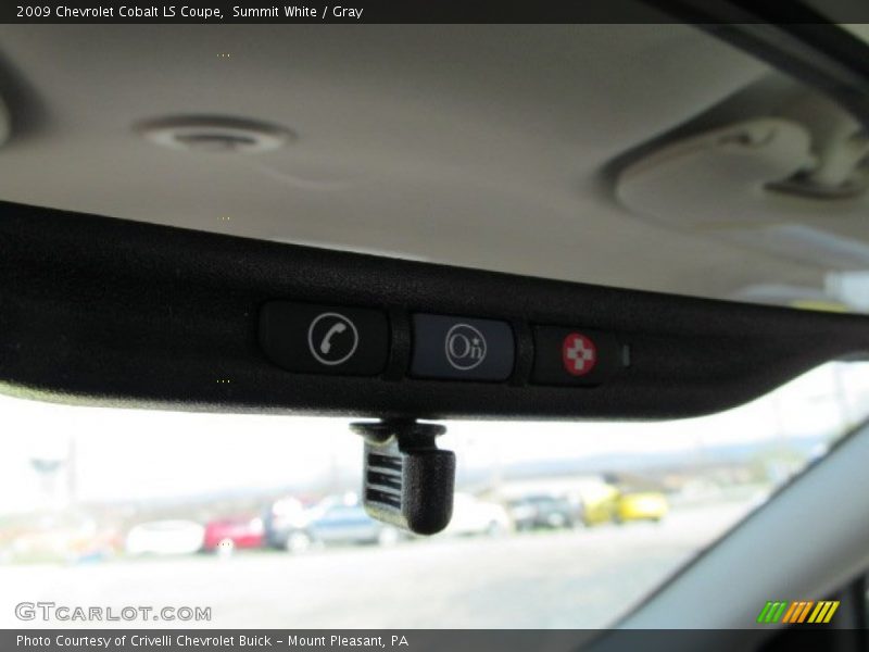 Summit White / Gray 2009 Chevrolet Cobalt LS Coupe