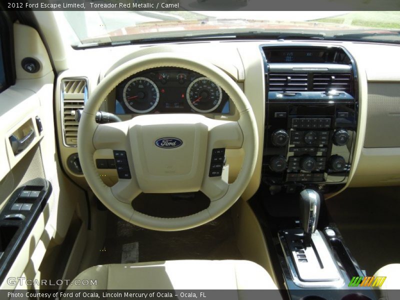 Toreador Red Metallic / Camel 2012 Ford Escape Limited