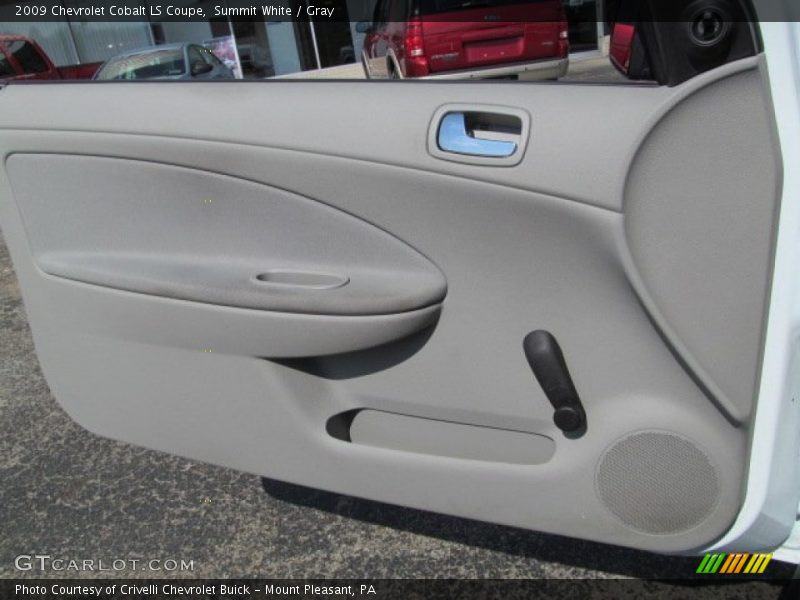 Summit White / Gray 2009 Chevrolet Cobalt LS Coupe