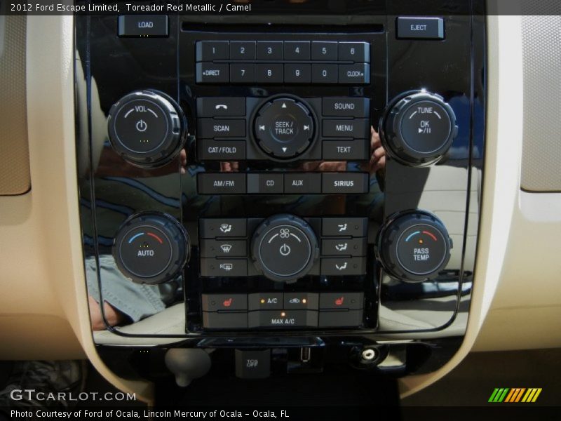 Toreador Red Metallic / Camel 2012 Ford Escape Limited