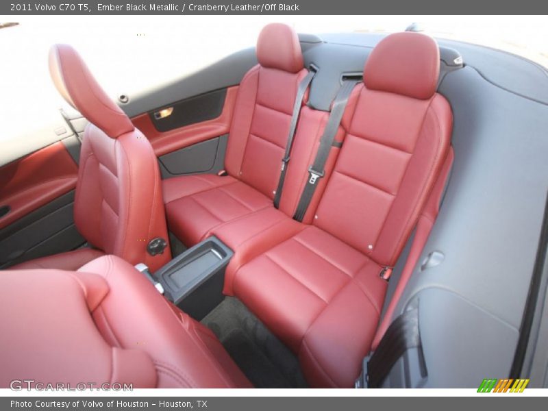  2011 C70 T5 Cranberry Leather/Off Black Interior