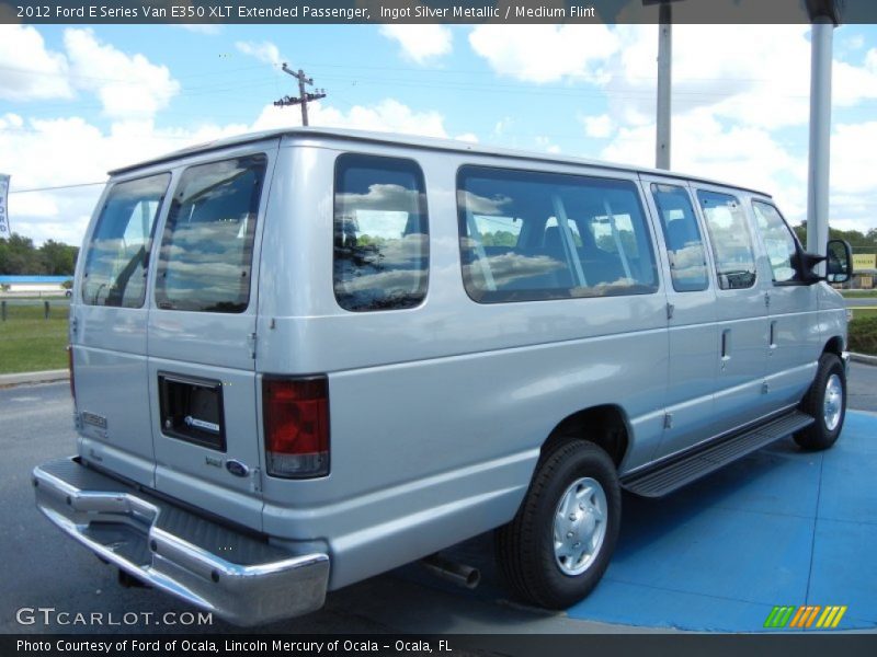  2012 E Series Van E350 XLT Extended Passenger Ingot Silver Metallic