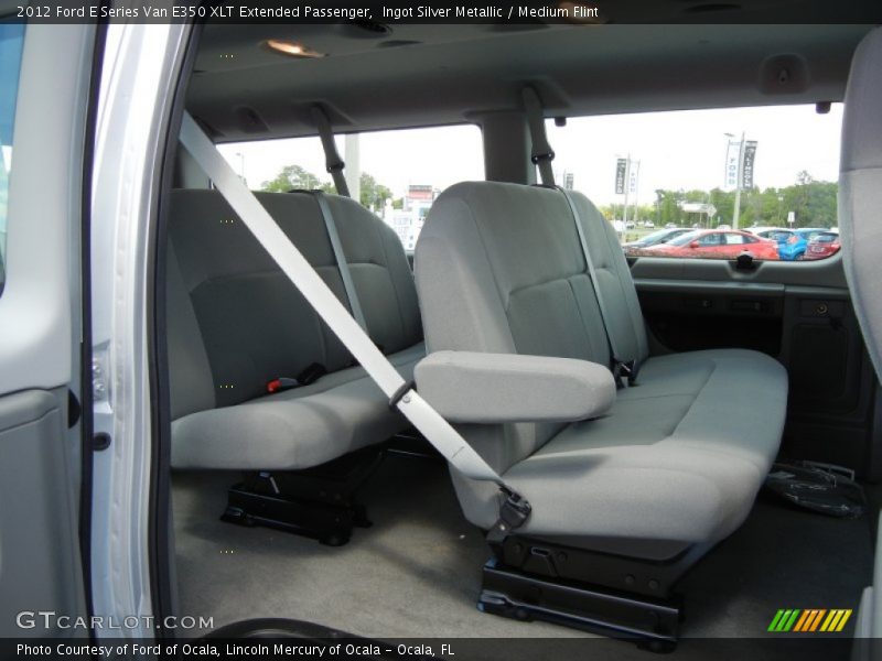 Rear Seat of 2012 E Series Van E350 XLT Extended Passenger