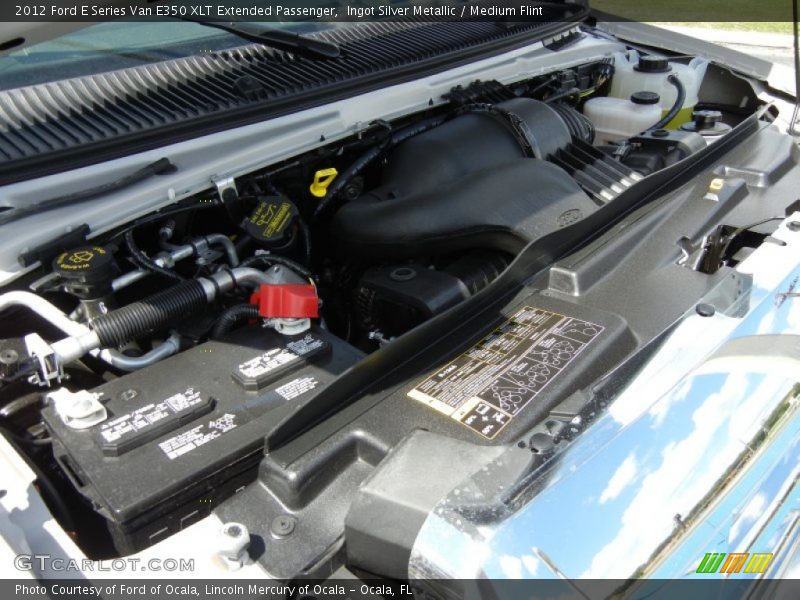 Ingot Silver Metallic / Medium Flint 2012 Ford E Series Van E350 XLT Extended Passenger