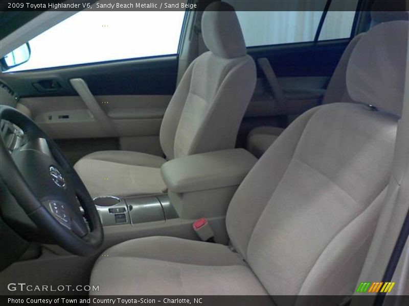 Sandy Beach Metallic / Sand Beige 2009 Toyota Highlander V6