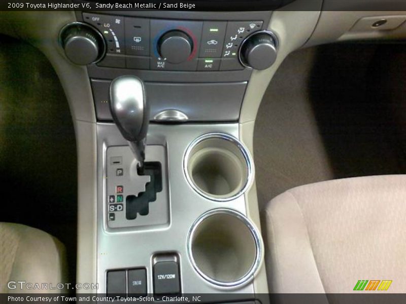 Sandy Beach Metallic / Sand Beige 2009 Toyota Highlander V6