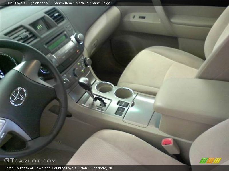 Sandy Beach Metallic / Sand Beige 2009 Toyota Highlander V6