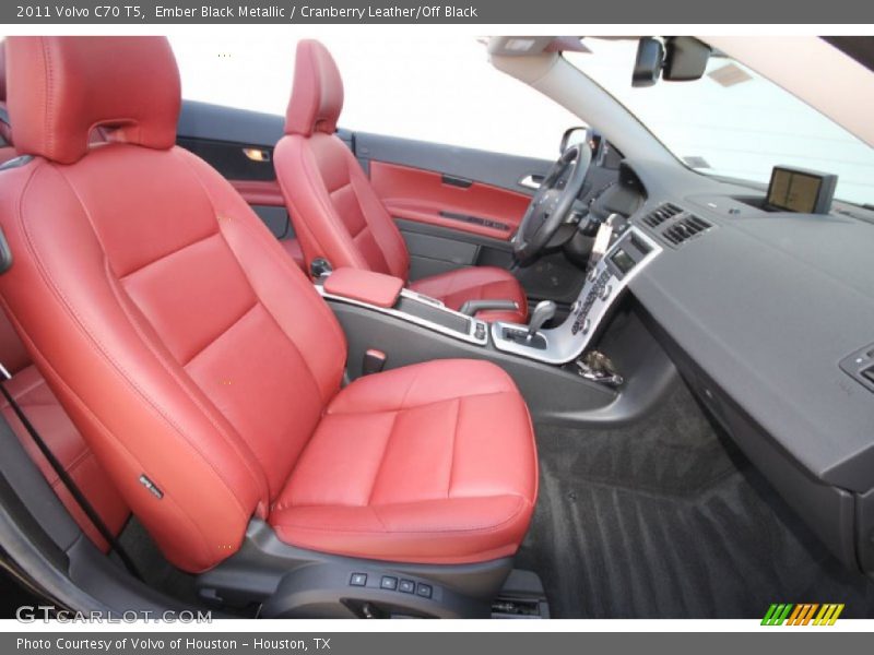 Front Seat of 2011 C70 T5