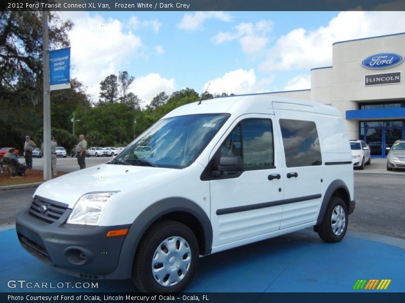Frozen White / Dark Grey 2012 Ford Transit Connect XL Van