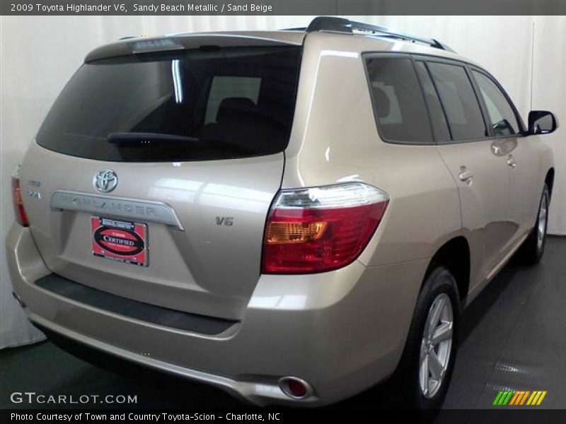 Sandy Beach Metallic / Sand Beige 2009 Toyota Highlander V6