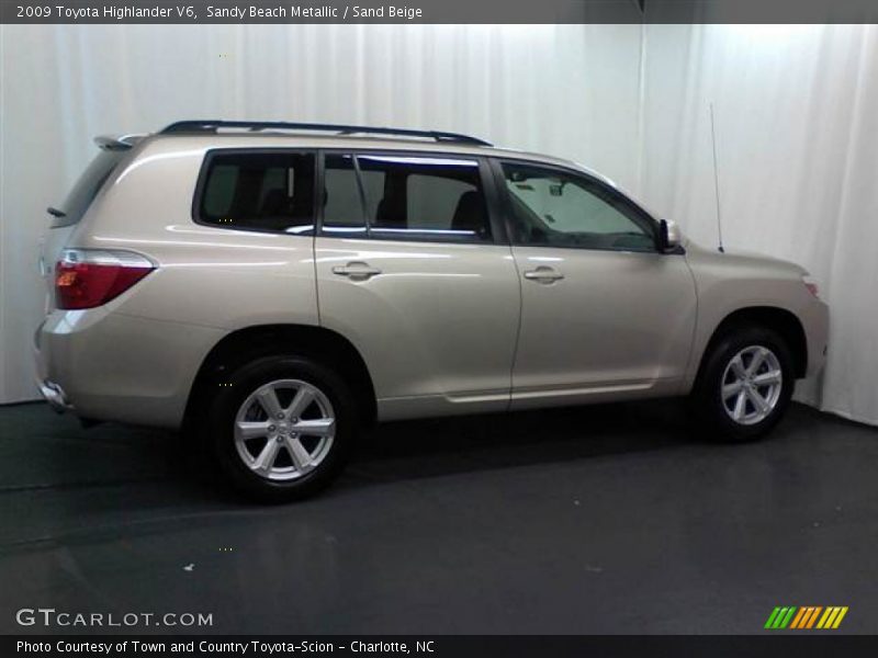 Sandy Beach Metallic / Sand Beige 2009 Toyota Highlander V6