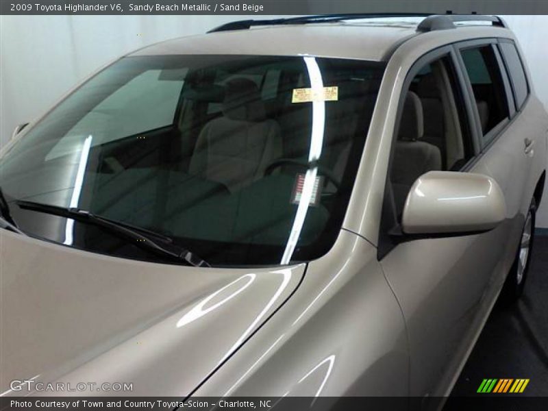 Sandy Beach Metallic / Sand Beige 2009 Toyota Highlander V6