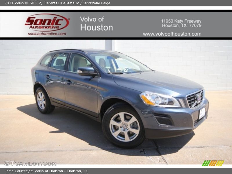 Barents Blue Metallic / Sandstone Beige 2011 Volvo XC60 3.2
