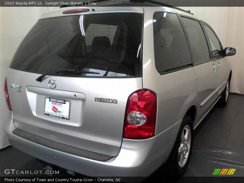 Sunlight Silver Metallic / Gray 2003 Mazda MPV LX