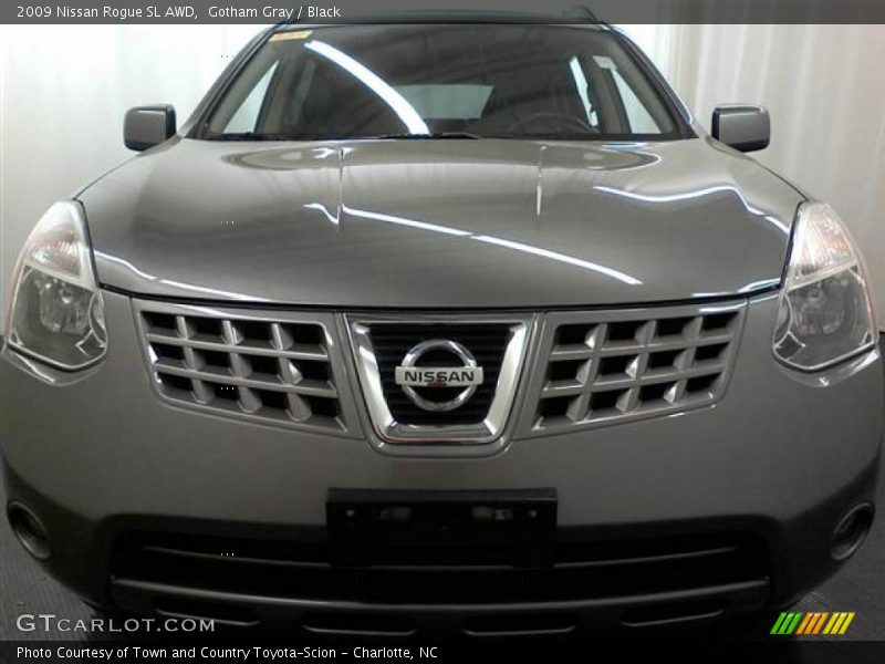 Gotham Gray / Black 2009 Nissan Rogue SL AWD