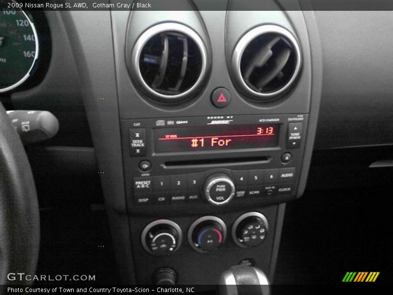 Gotham Gray / Black 2009 Nissan Rogue SL AWD
