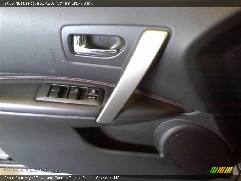 Gotham Gray / Black 2009 Nissan Rogue SL AWD