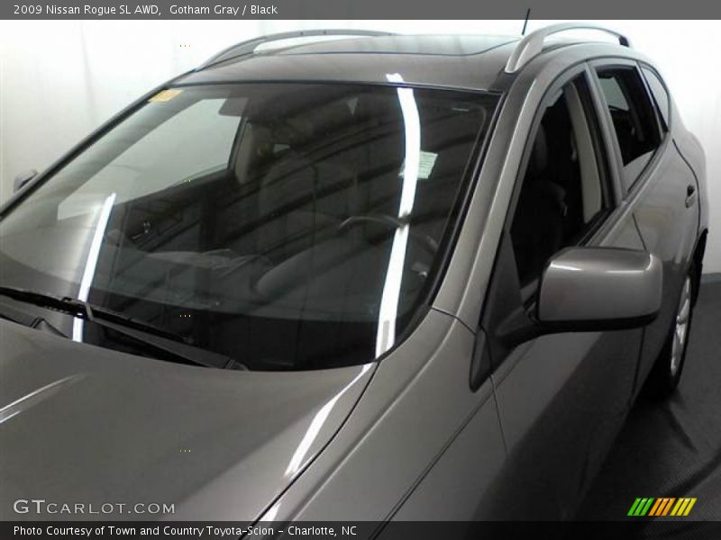 Gotham Gray / Black 2009 Nissan Rogue SL AWD