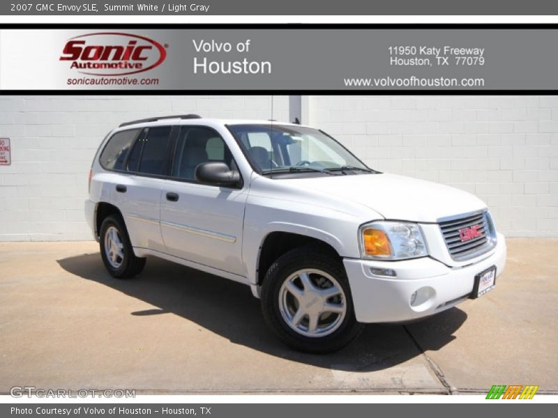 Summit White / Light Gray 2007 GMC Envoy SLE