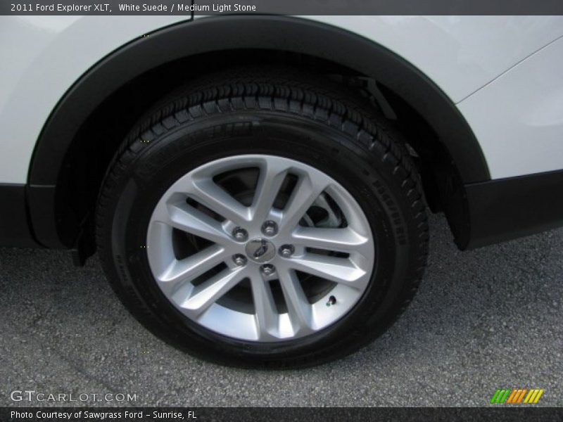 White Suede / Medium Light Stone 2011 Ford Explorer XLT
