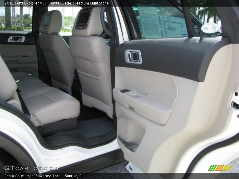 White Suede / Medium Light Stone 2011 Ford Explorer XLT