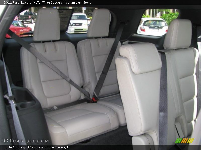 White Suede / Medium Light Stone 2011 Ford Explorer XLT