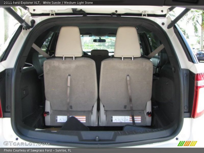 White Suede / Medium Light Stone 2011 Ford Explorer XLT