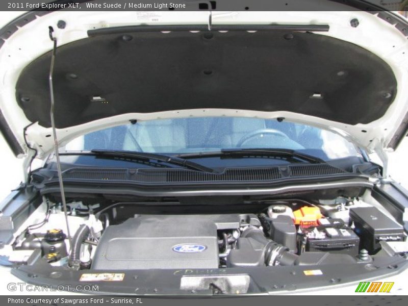 White Suede / Medium Light Stone 2011 Ford Explorer XLT